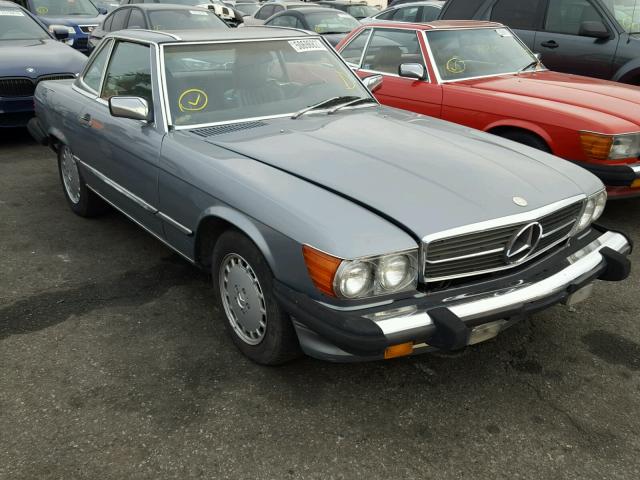 WDBBA48DXHA059341 - 1987 MERCEDES-BENZ 560 SL SILVER photo 1