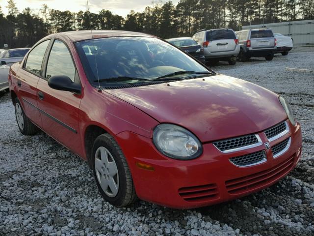 1B3ES26C13D170881 - 2003 DODGE NEON SE RED photo 1