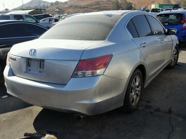 JHMCP26418C047027 - 2008 HONDA ACCORD LXP SILVER photo 4