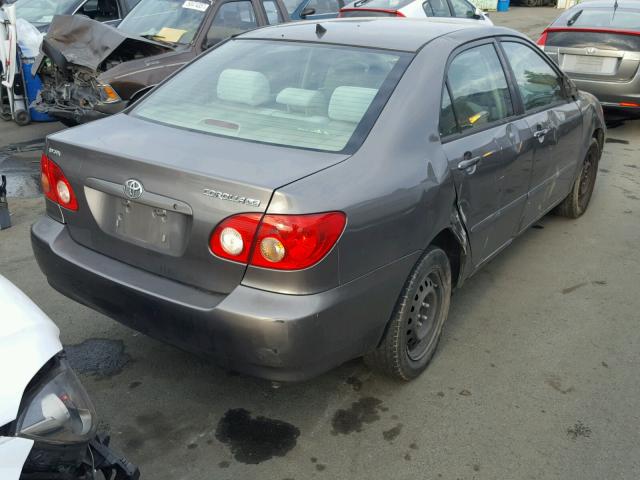 1NXBR30E38Z993117 - 2008 TOYOTA COROLLA CE GRAY photo 4