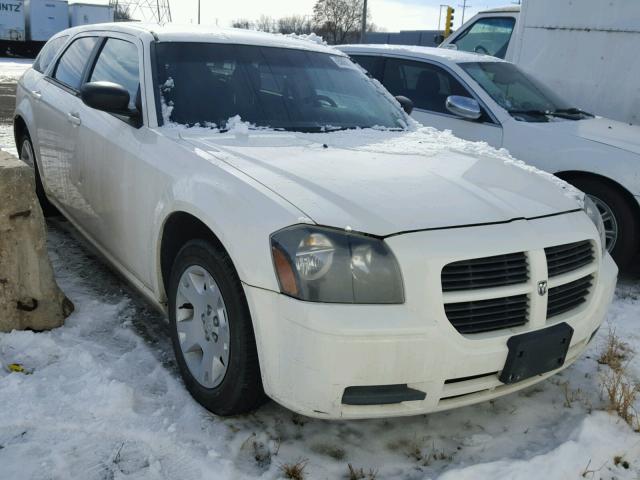 2D4FV47T67H844930 - 2007 DODGE MAGNUM SE WHITE photo 1