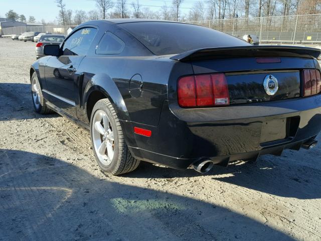 1ZVHT82H875223201 - 2007 FORD MUSTANG GT BLACK photo 3