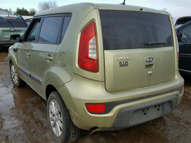 KNDJT2A67C7361067 - 2012 KIA SOUL + GREEN photo 3