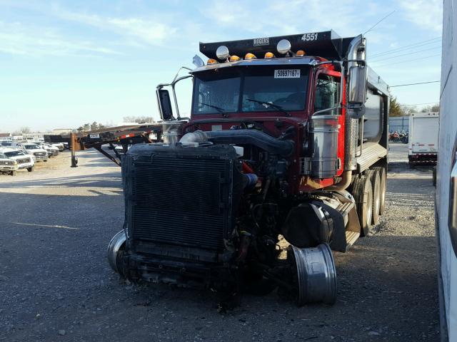 2NPTX4EX6GM334948 - 2016 PETERBILT 367 RED photo 2