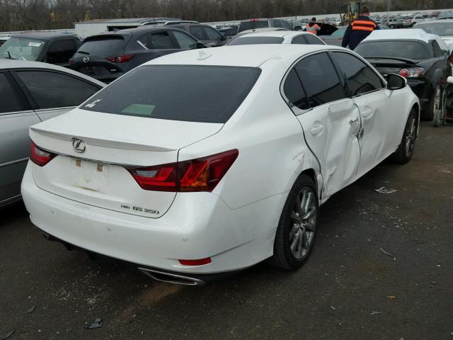 JTHCE1BL3D5013599 - 2013 LEXUS GS 350 WHITE photo 4