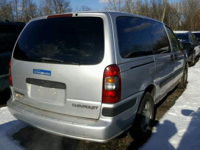 1GNDX03E73D254636 - 2003 CHEVROLET VENTURE GRAY photo 4