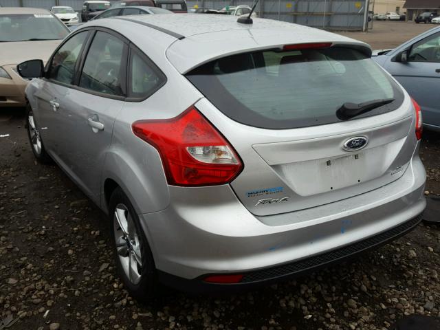 1FADP3K25EL258801 - 2014 FORD FOCUS SE SILVER photo 3