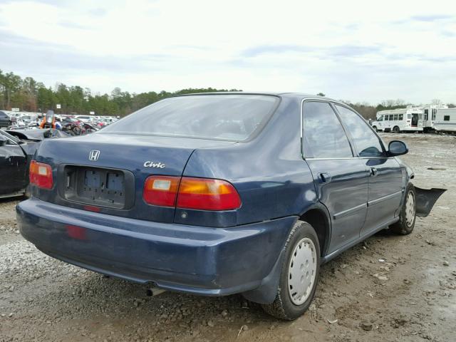 JHMEG8659SS032132 - 1995 HONDA CIVIC LX BLUE photo 4