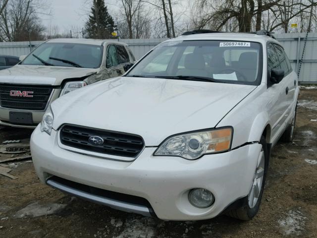 4S4BP61C677302423 - 2007 SUBARU LEGACY OUT WHITE photo 2