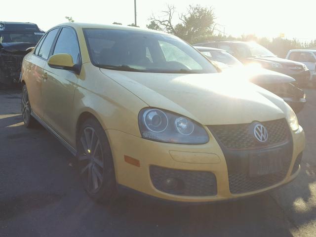 3VWWJ71K17M179721 - 2007 VOLKSWAGEN JETTA GLI YELLOW photo 1