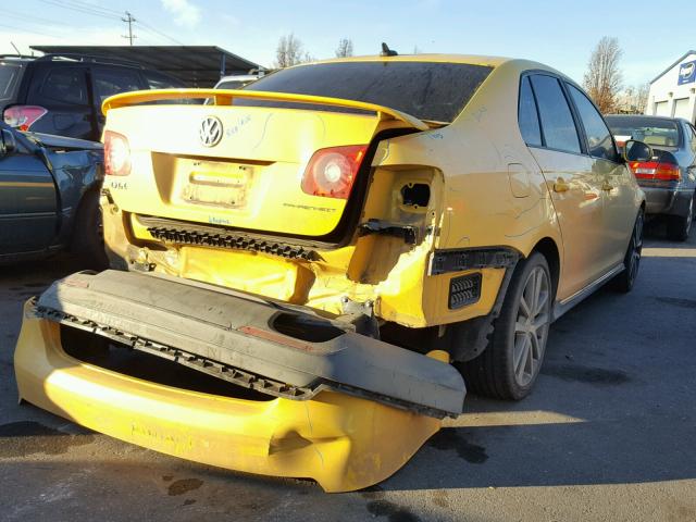 3VWWJ71K17M179721 - 2007 VOLKSWAGEN JETTA GLI YELLOW photo 4