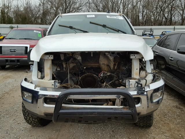 3C6TR5JT5DG526206 - 2013 RAM 2500 SLT WHITE photo 9