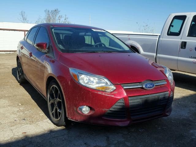 1FADP3F27EL236163 - 2014 FORD FOCUS SE RED photo 1