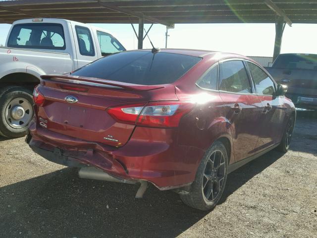 1FADP3F27EL236163 - 2014 FORD FOCUS SE RED photo 4