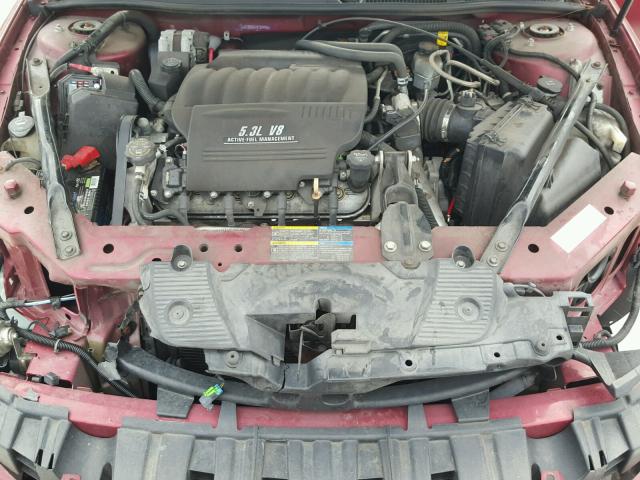 2G1WD58C481339962 - 2008 CHEVROLET IMPALA SUP RED photo 7