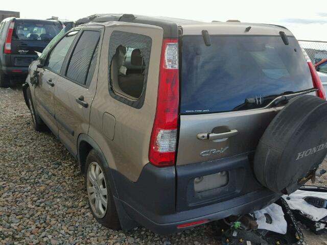 JHLRD77835C039741 - 2005 HONDA CR-V EX TAN photo 3