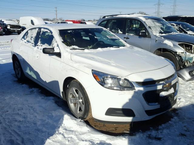 1G11B5SLXFF246796 - 2015 CHEVROLET MALIBU LS WHITE photo 1