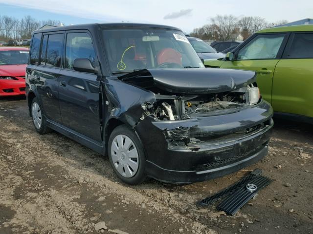 JTLKT324964091390 - 2006 TOYOTA SCION XB BLACK photo 1