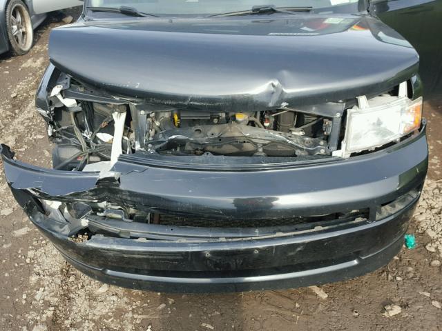 JTLKT324964091390 - 2006 TOYOTA SCION XB BLACK photo 7