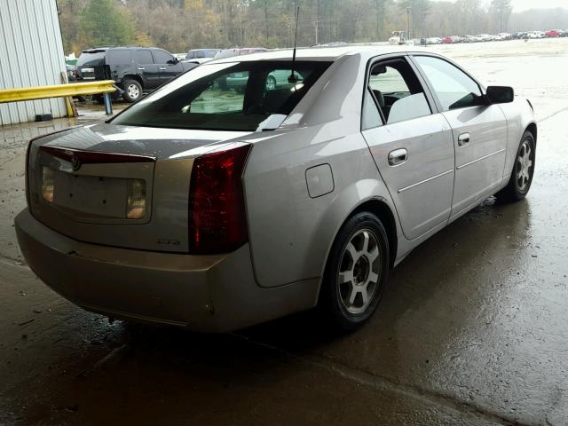 1G6DM577240156796 - 2004 CADILLAC CTS SILVER photo 4