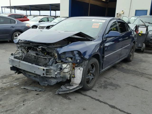 1G1ZH57BX84251514 - 2008 CHEVROLET MALIBU 1LT 蓝色 照片 2