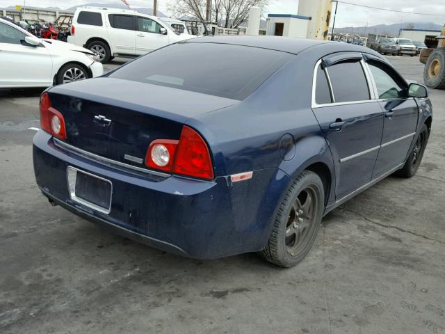 1G1ZH57BX84251514 - 2008 CHEVROLET MALIBU 1LT BLUE photo 4