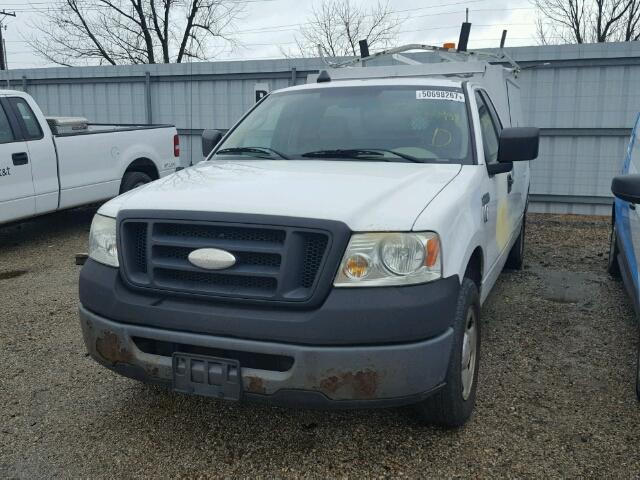 1FTRF12238KC02759 - 2008 FORD F150 WHITE photo 2