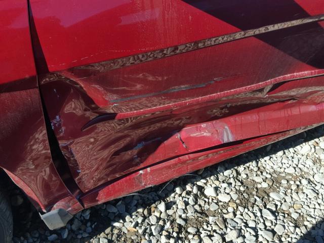 1C3LC46K28N168066 - 2008 CHRYSLER SEBRING LX RED photo 9