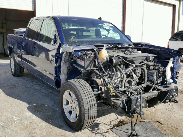 3GCUKREC4EG301621 - 2014 CHEVROLET SILVERADO BLUE photo 1