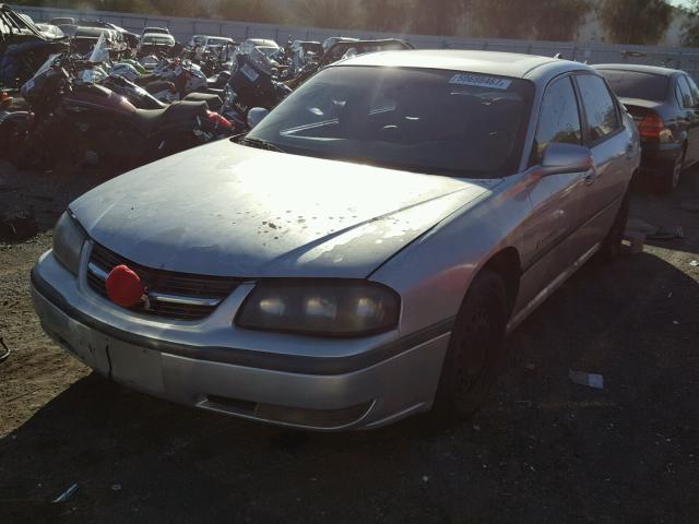 2G1WH55K229320660 - 2002 CHEVROLET IMPALA LS SILVER photo 2