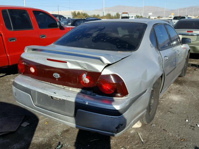 2G1WH55K229320660 - 2002 CHEVROLET IMPALA LS SILVER photo 4