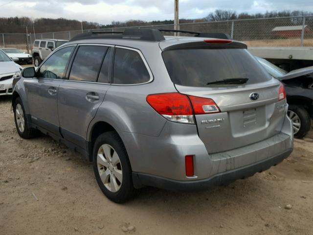 4S4BRBKC6A3343070 - 2010 SUBARU OUTBACK 2. SILVER photo 3