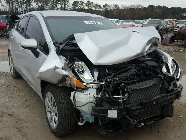 KNADM4A30G6642440 - 2016 KIA RIO LX Արծաթագույն լուսանկար 1