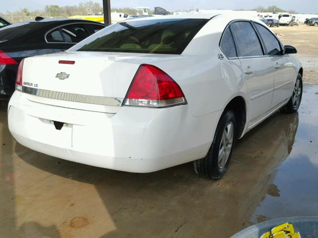 2G1WB55K269138657 - 2006 CHEVROLET IMPALA LS WHITE photo 4