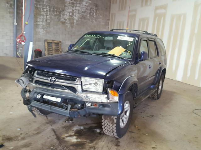 JT3HN86R429071410 - 2002 TOYOTA 4RUNNER SR BLUE photo 2