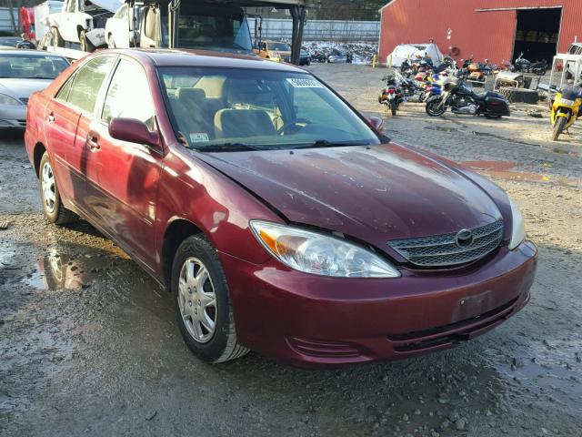 4T1BE32K54U377945 - 2004 TOYOTA CAMRY LE RED photo 1