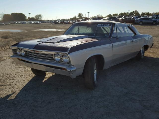 136177A152423 - 1967 CHEVROLET CHEVELLE TWO TONE photo 2