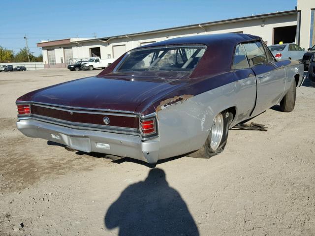 136177A152423 - 1967 CHEVROLET CHEVELLE TWO TONE photo 4