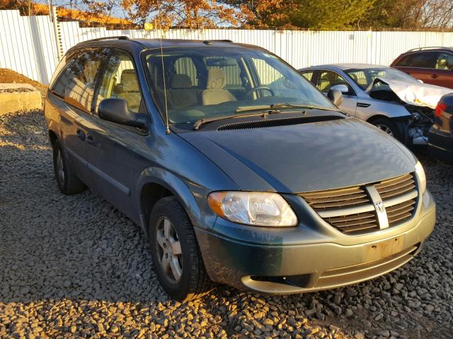 1D4GP24R47B187291 - 2007 DODGE GRAND CARA TEAL photo 1