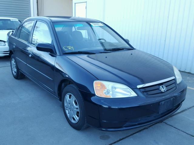 2HGES16571H570150 - 2001 HONDA CIVIC LX BLACK photo 1