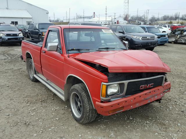 1GTCS14Z0M2523809 - 1991 GMC SONOMA RED photo 1