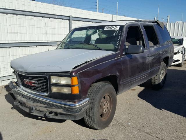 1GKEK13R6VJ738262 - 1997 GMC YUKON BROWN photo 2