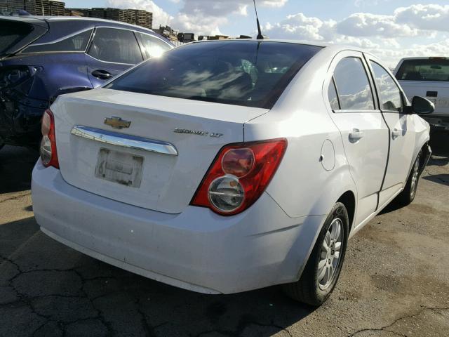 1G1JC5SHXC4103394 - 2012 CHEVROLET SONIC LT WHITE photo 4