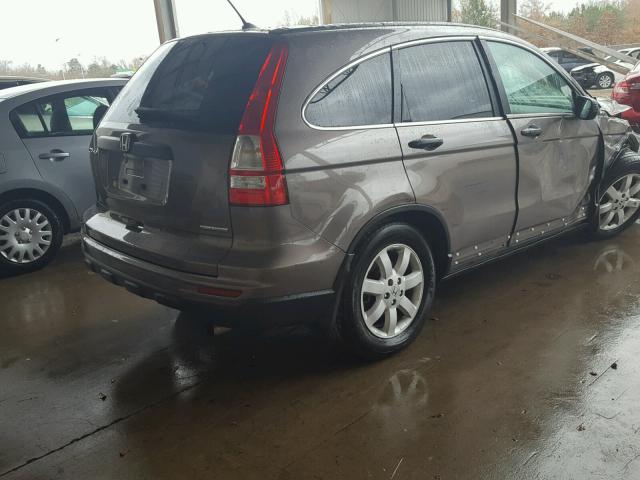 5J6RE3H44BL056147 - 2011 HONDA CR-V SE GRAY photo 4