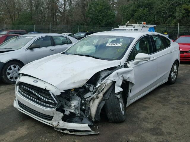 3FA6P0HD2FR144788 - 2015 FORD FUSION SE WHITE photo 2