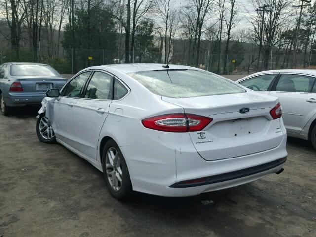 3FA6P0HD2FR144788 - 2015 FORD FUSION SE WHITE photo 3