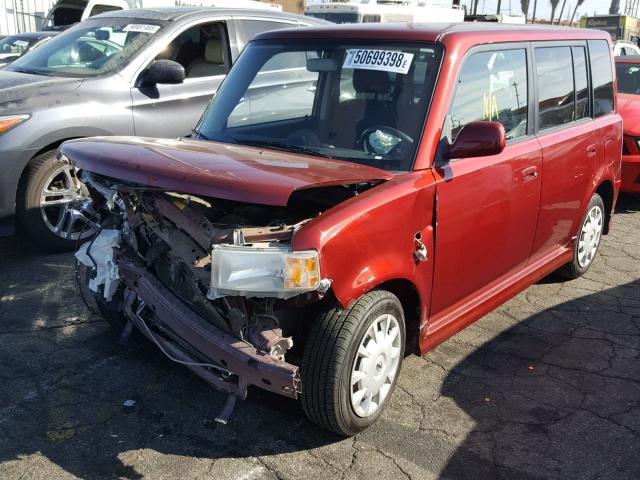 JTLKT324064096008 - 2006 TOYOTA SCION XB წითელი ფოტო 2