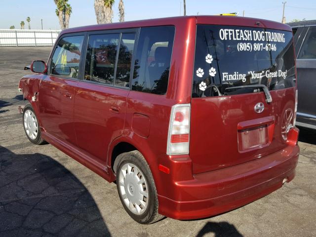 JTLKT324064096008 - 2006 TOYOTA SCION XB წითელი ფოტო 3
