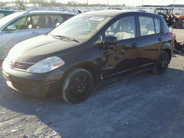 3N1BC13E98L352900 - 2008 NISSAN VERSA S BLUE photo 2