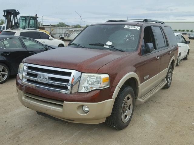 1FMFU17507LA83245 - 2007 FORD EXPEDITION RED photo 2